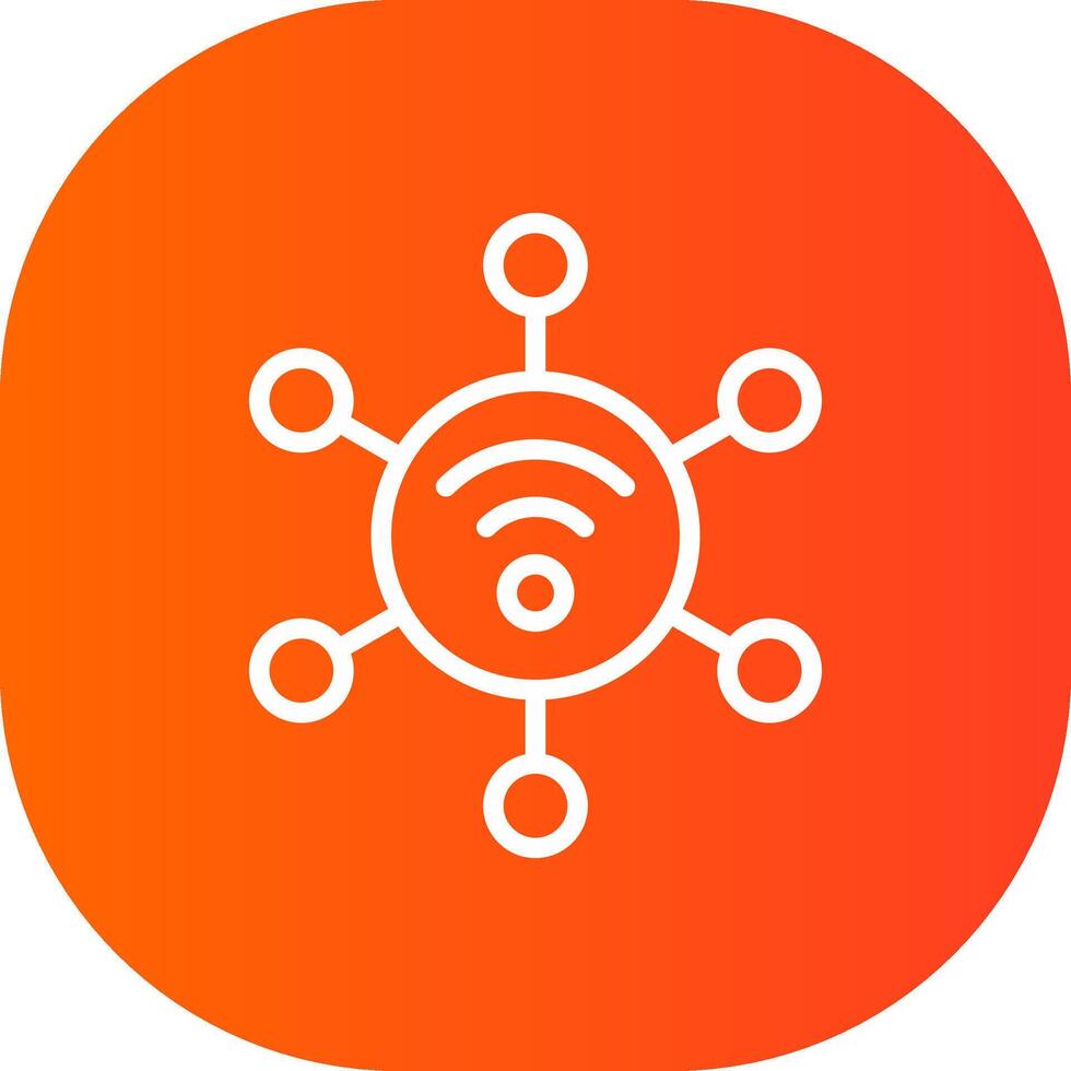 Internet of Things Creative Icon Design vector