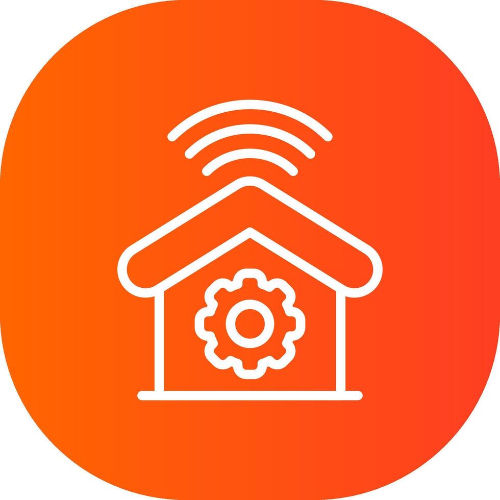 Home Automation Creative Icon Design vector