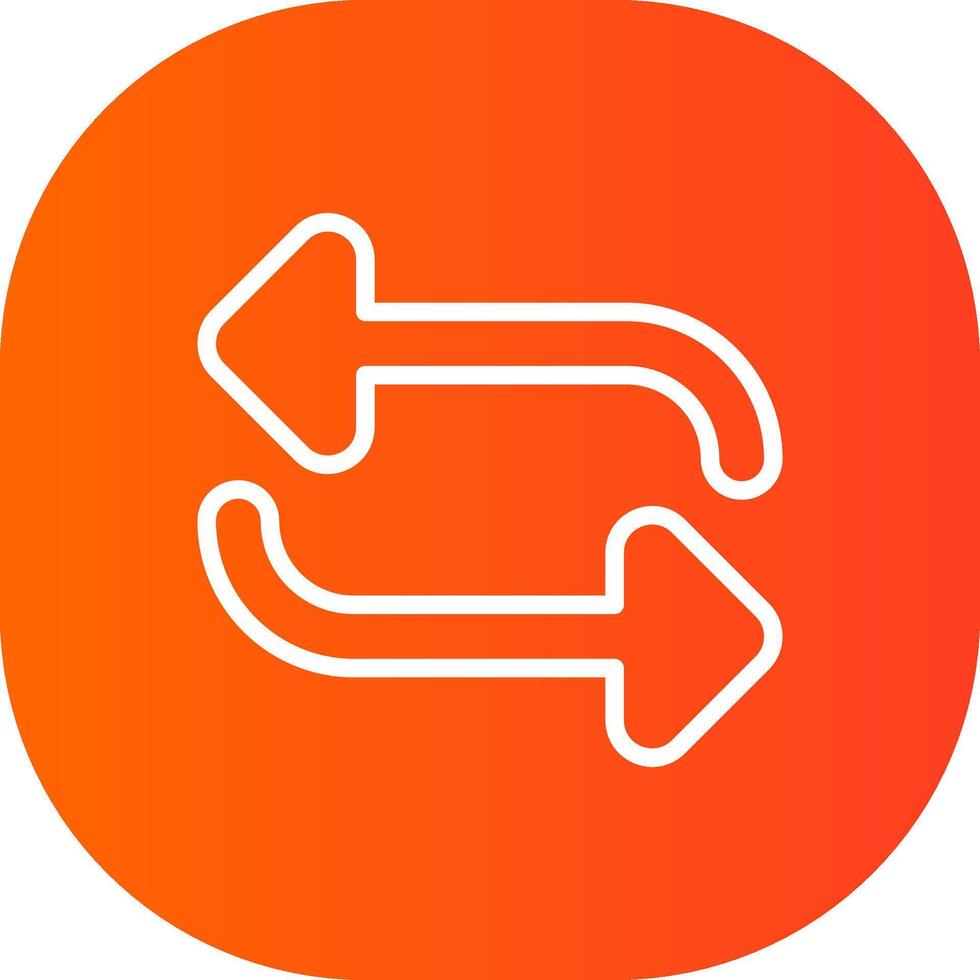 Arrows Repeat Creative Icon Design vector