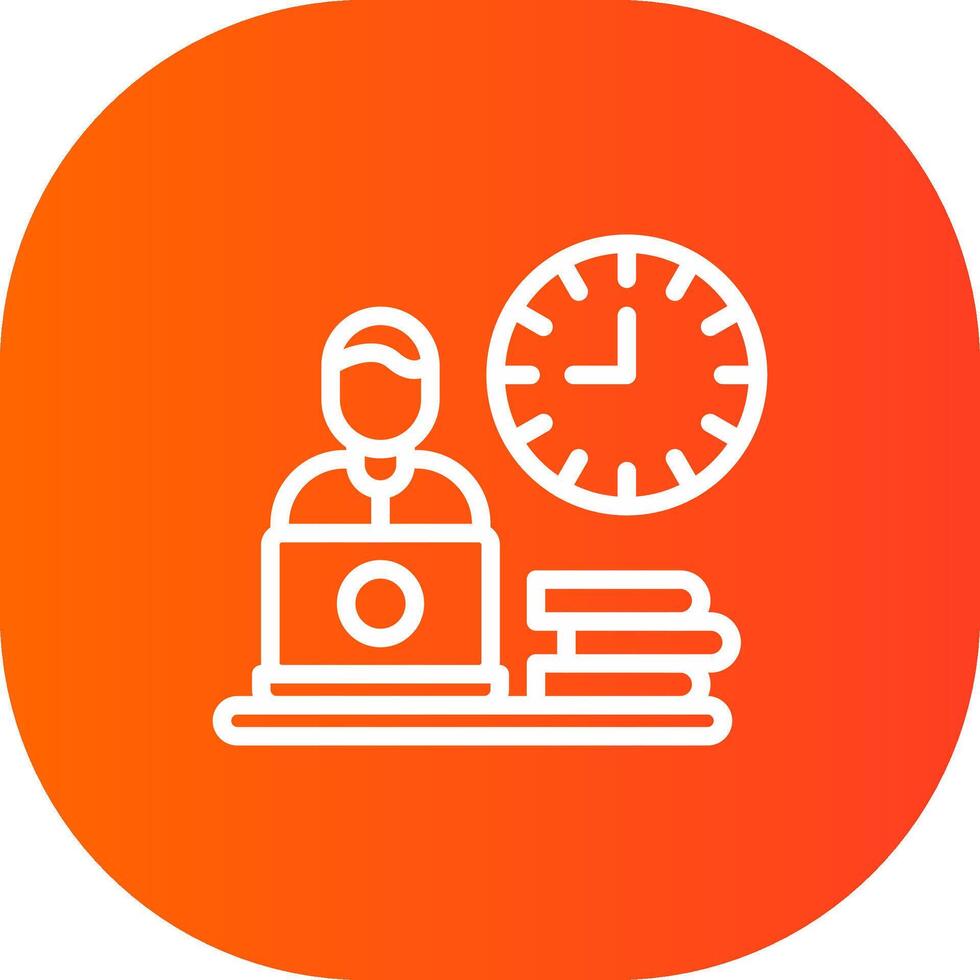 Work Habits Creative Icon Design vector