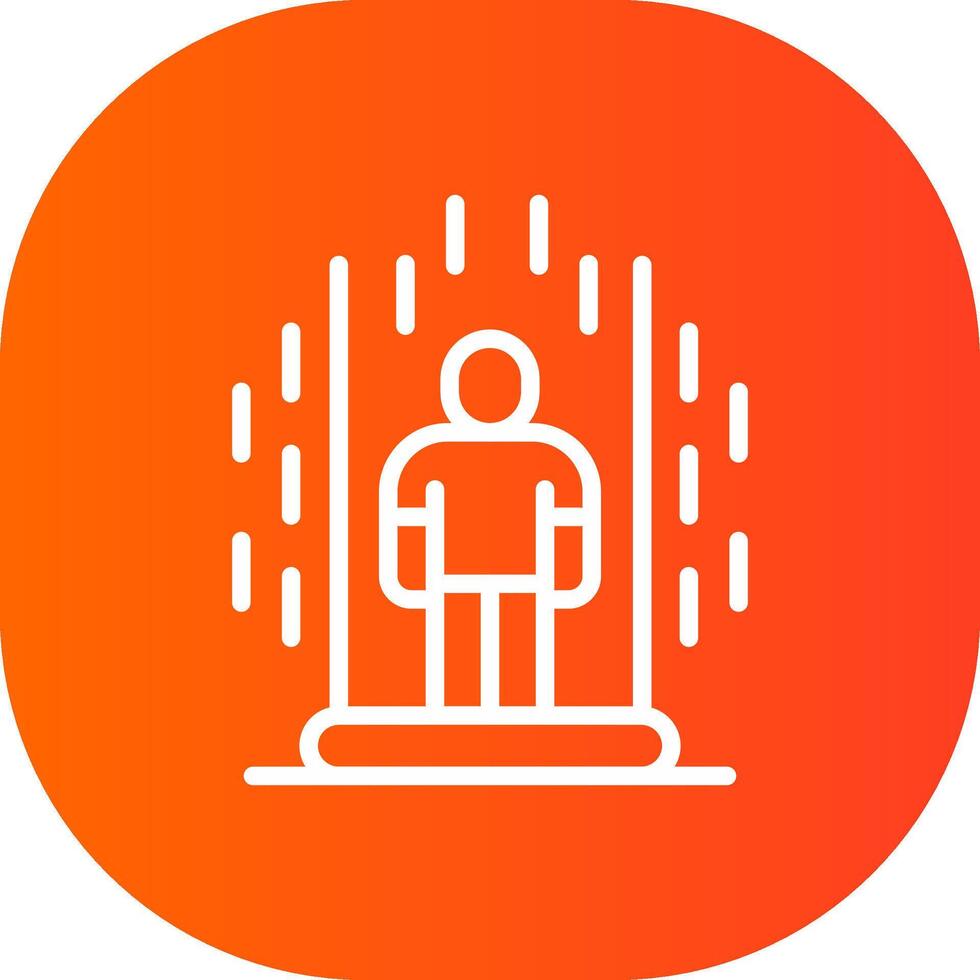Teleportation Creative Icon Design vector