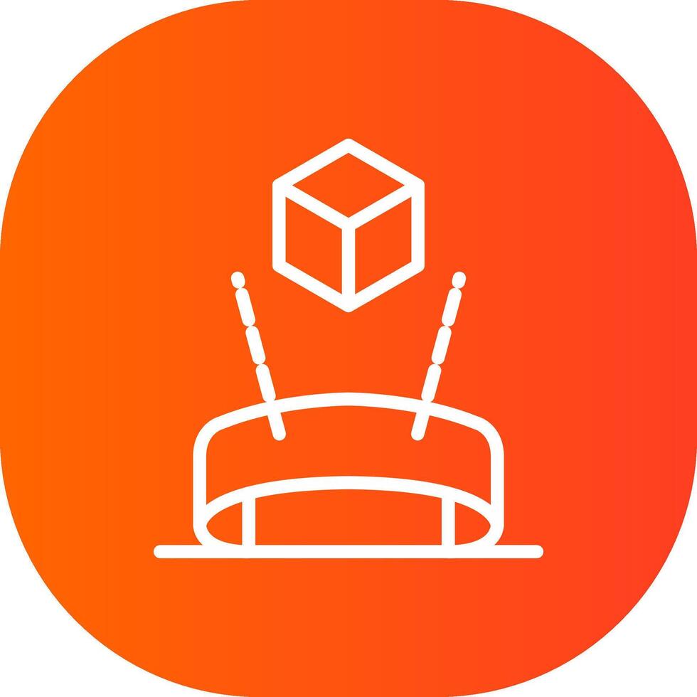 Head Up Display Creative Icon Design vector
