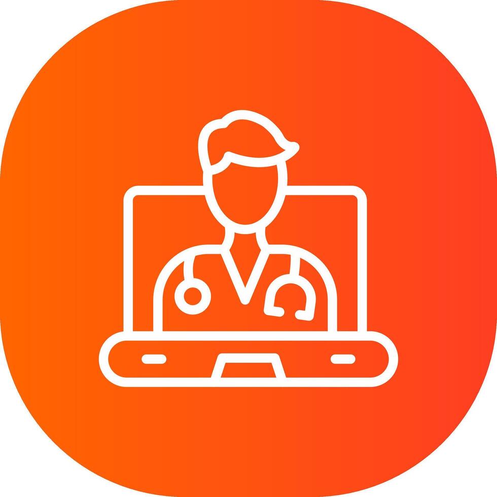 Digital Medicine Creative Icon Design vector