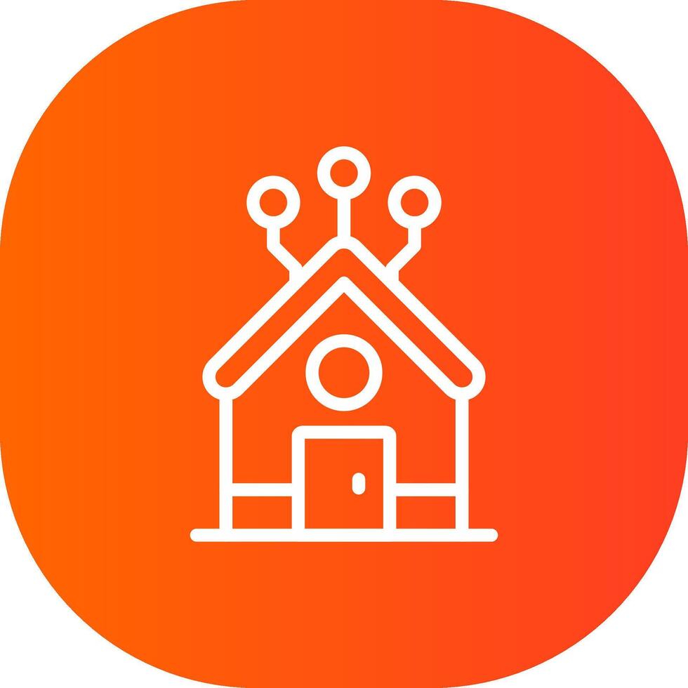 Home Network Creative Icon Design vector