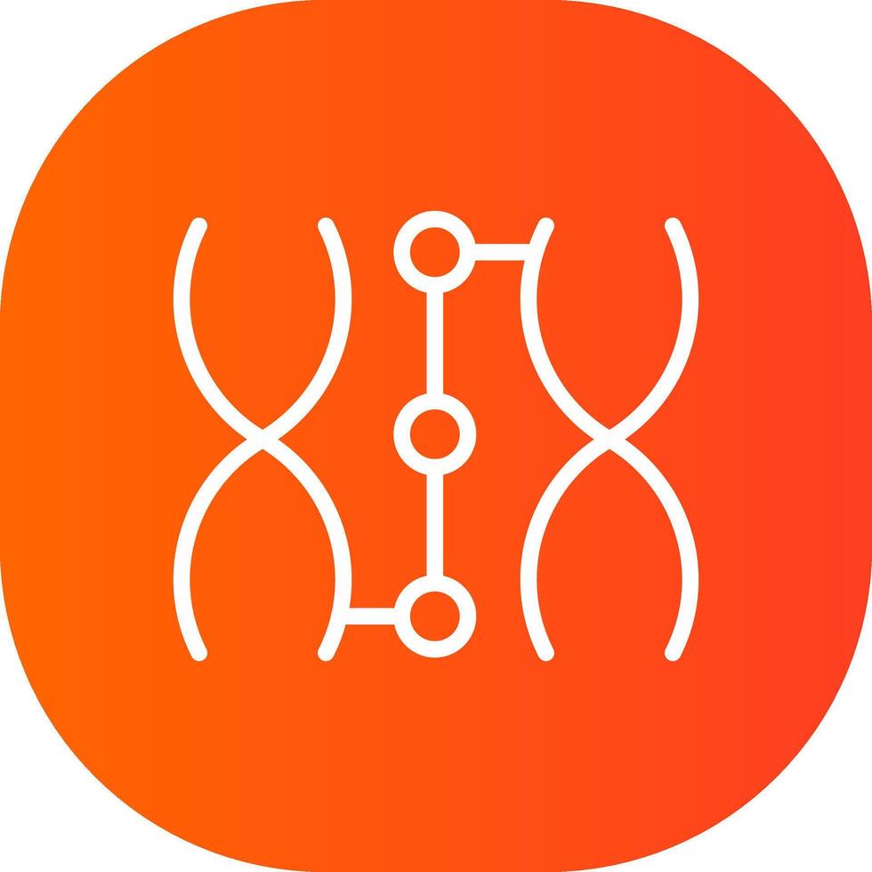 Cloning Creative Icon Design vector