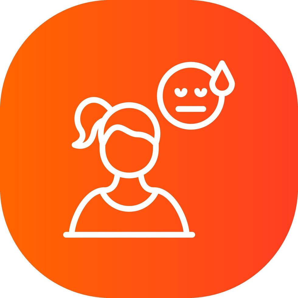 Bored Creative Icon Design vector