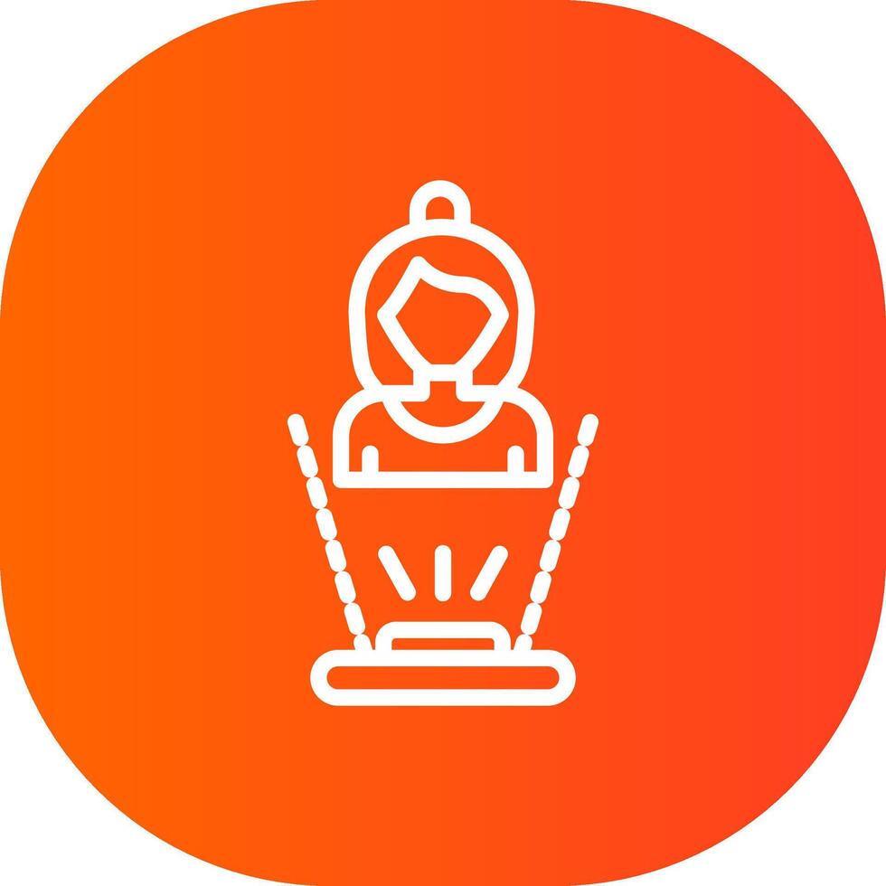 Hologram Creative Icon Design vector