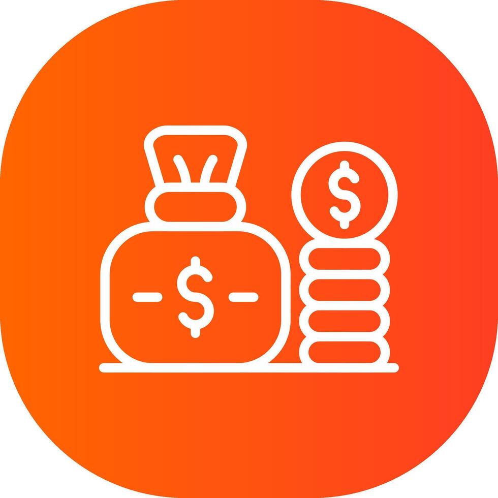 Fixed Deposit Creative Icon Design vector