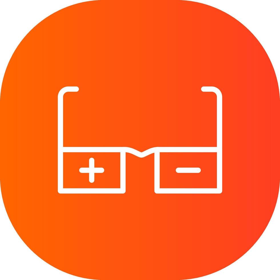 Glasses Prescription Creative Icon Design vector