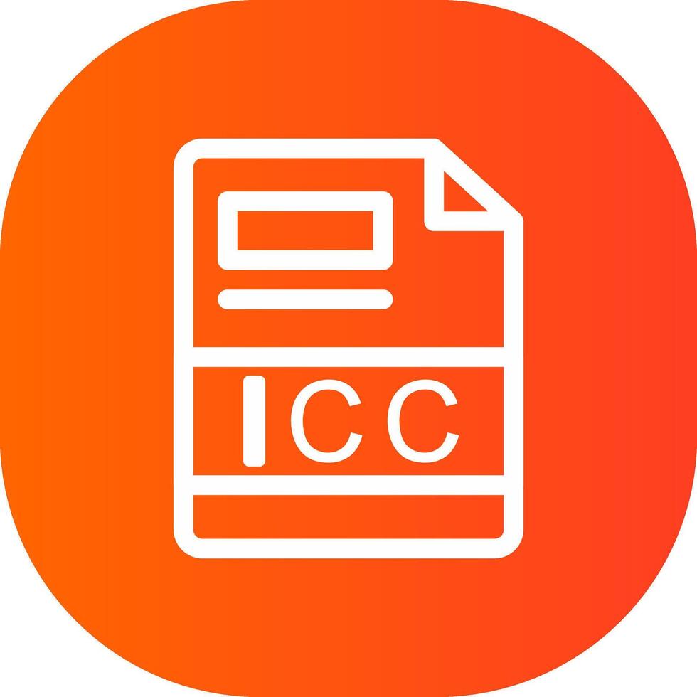 ICC Creative Icon Design vector