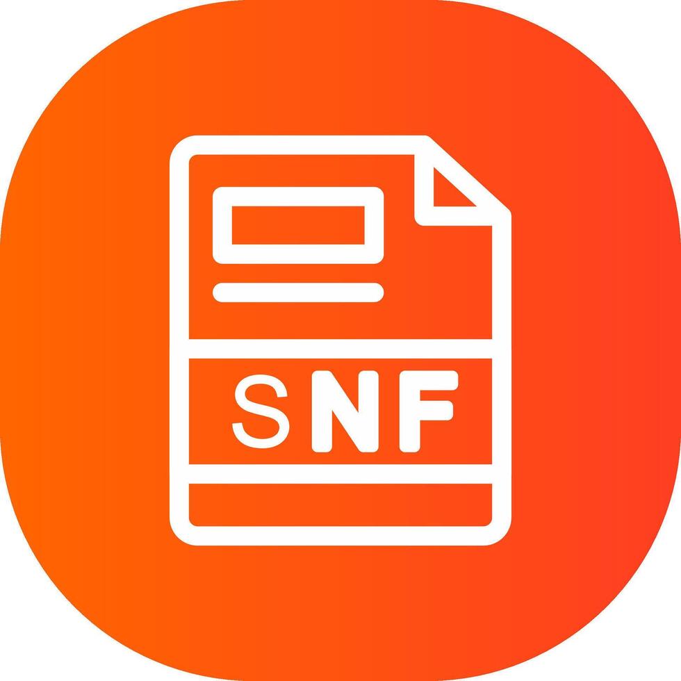 SNF Creative Icon Design vector