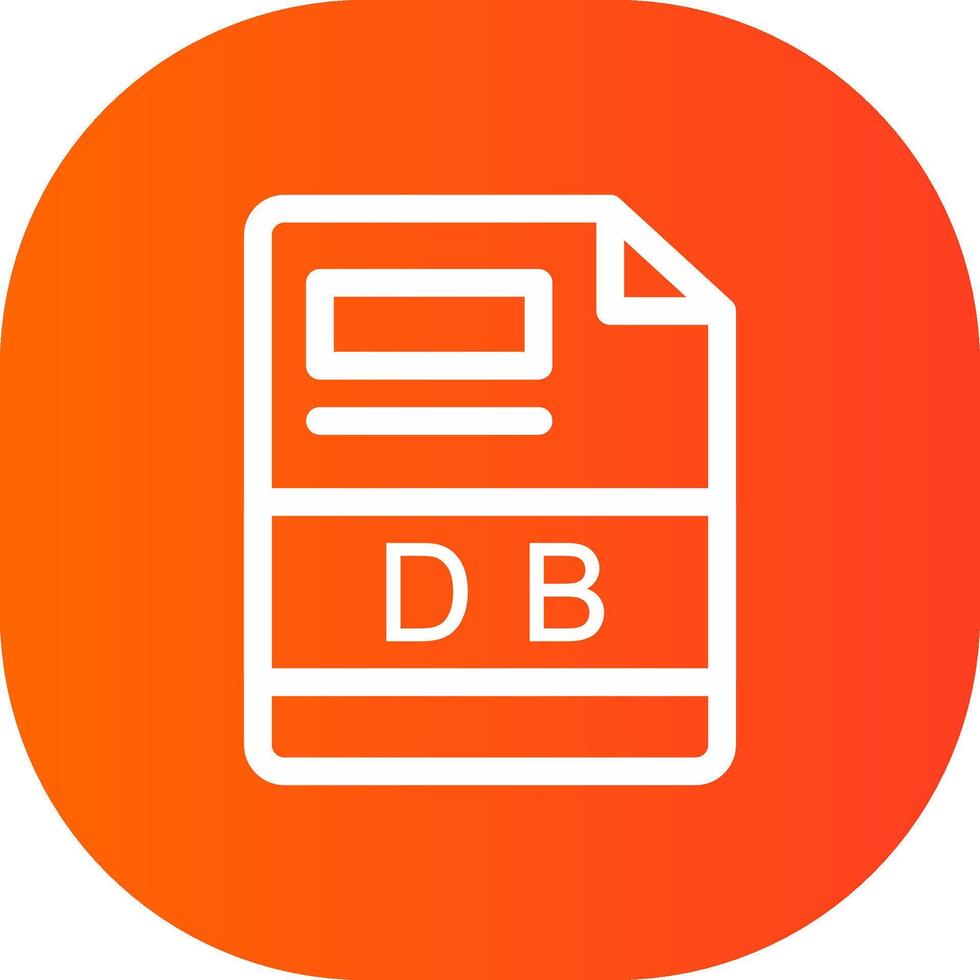 DB Creative Icon Design vector