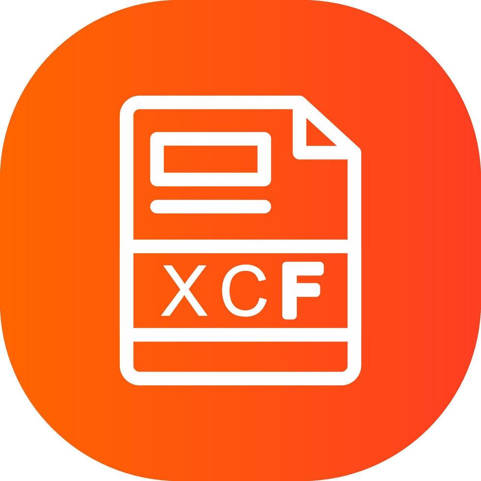 xcf creativo icono diseño vector