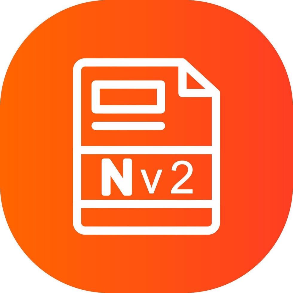 NV2 Creative Icon Design vector