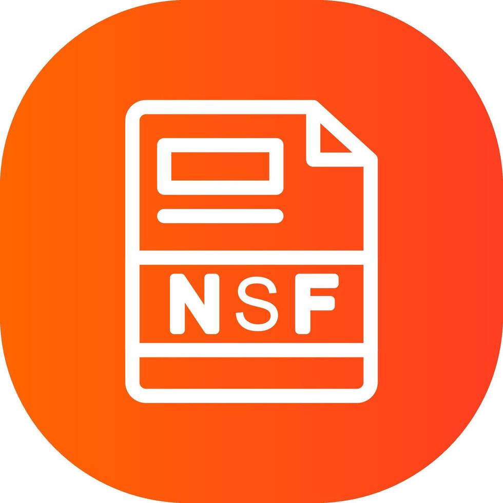 NSF Creative Icon Design vector