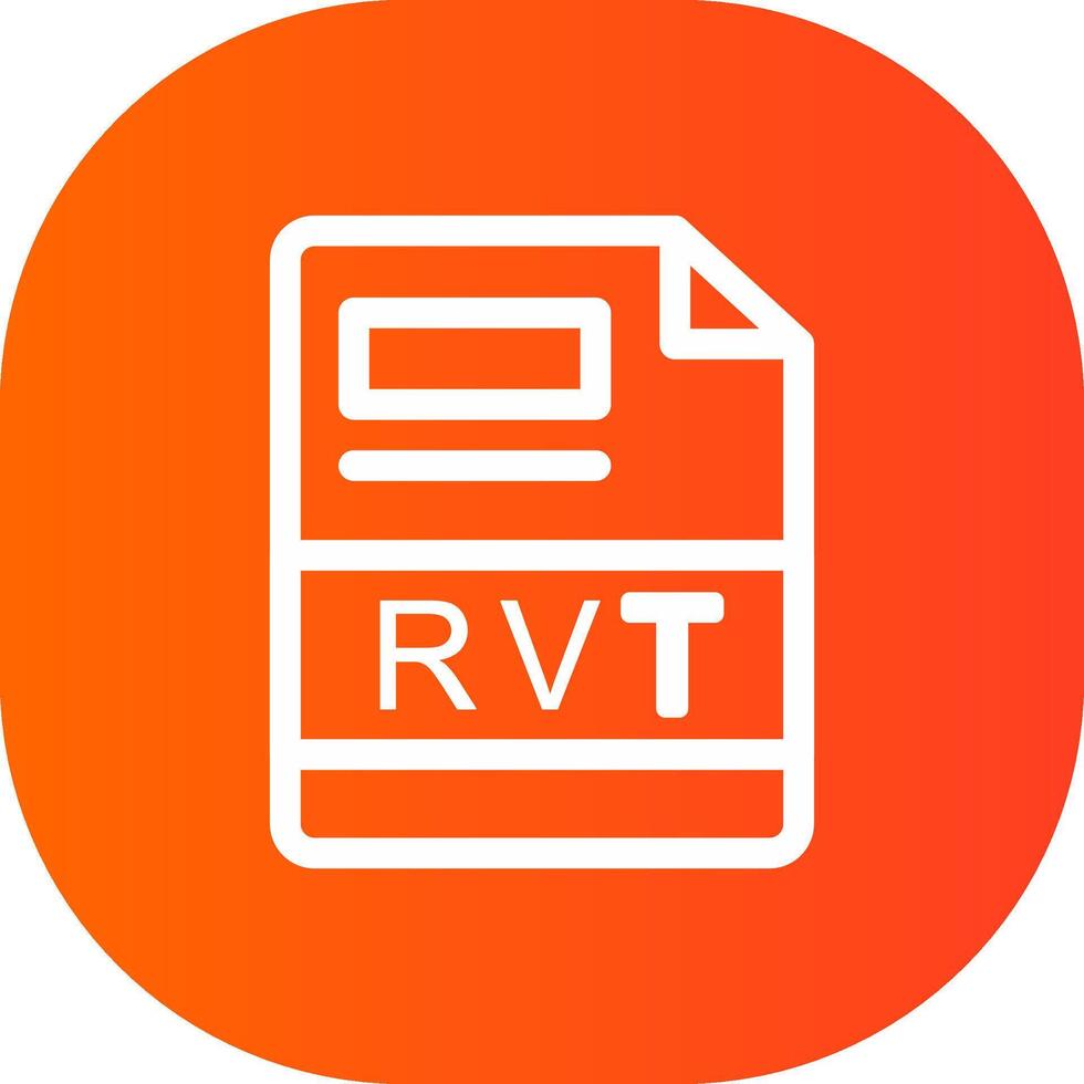 rvt creativo icono diseño vector