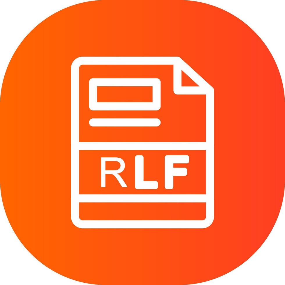 RLF Creative Icon Design vector