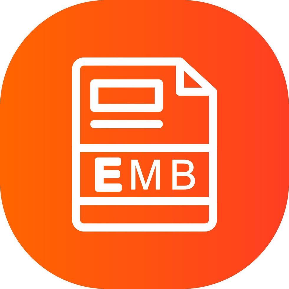 EMB Creative Icon Design vector