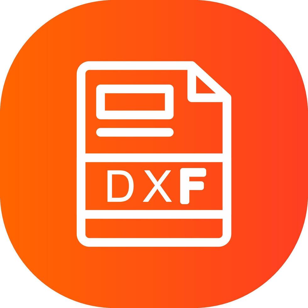 DXF Creative Icon Design vector