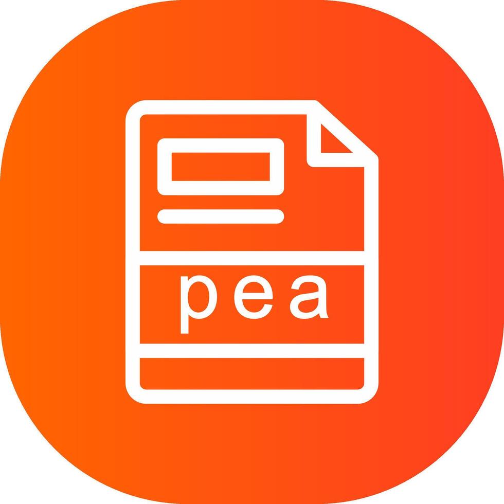 pea Creative Icon Design vector