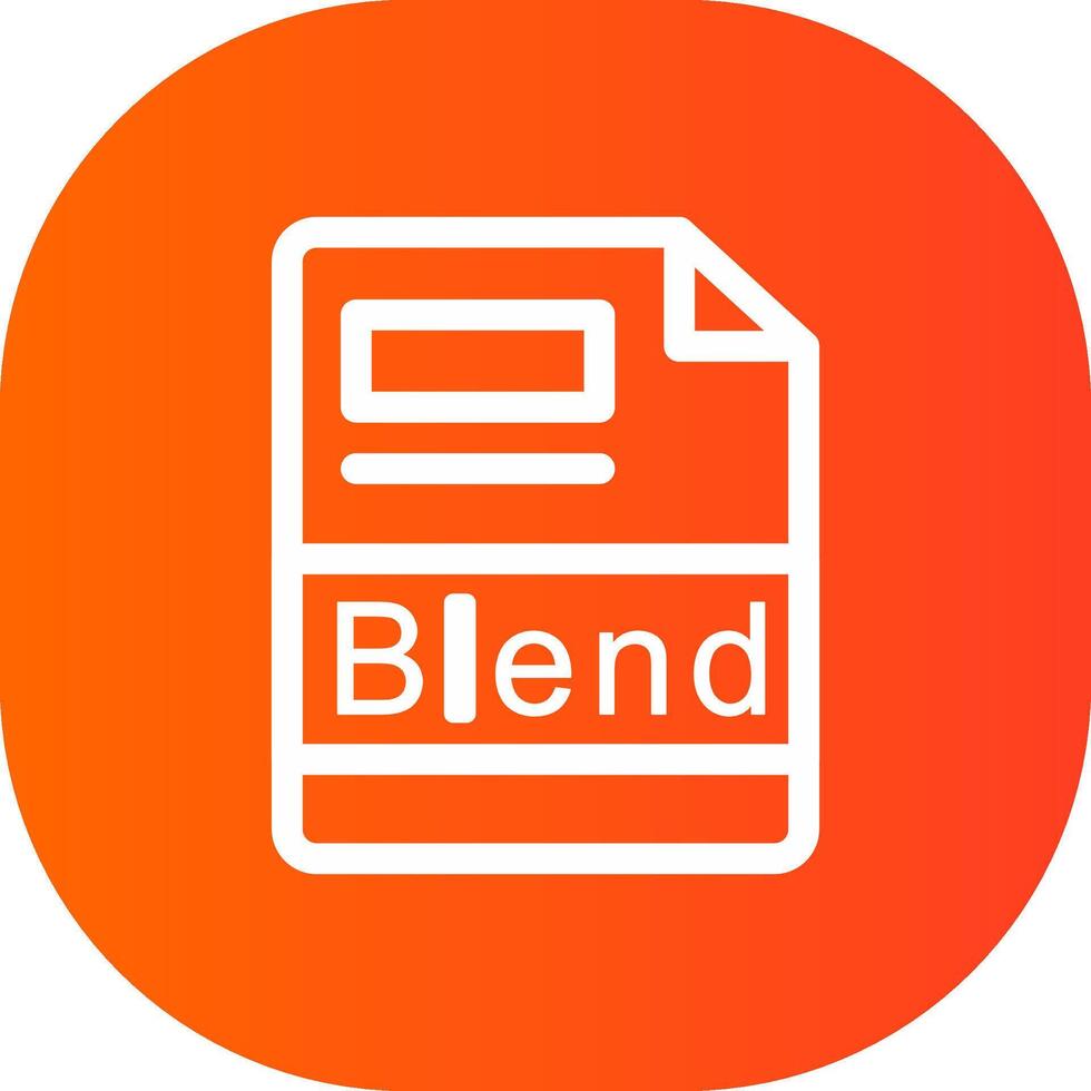 Blend Creative Icon Design vector