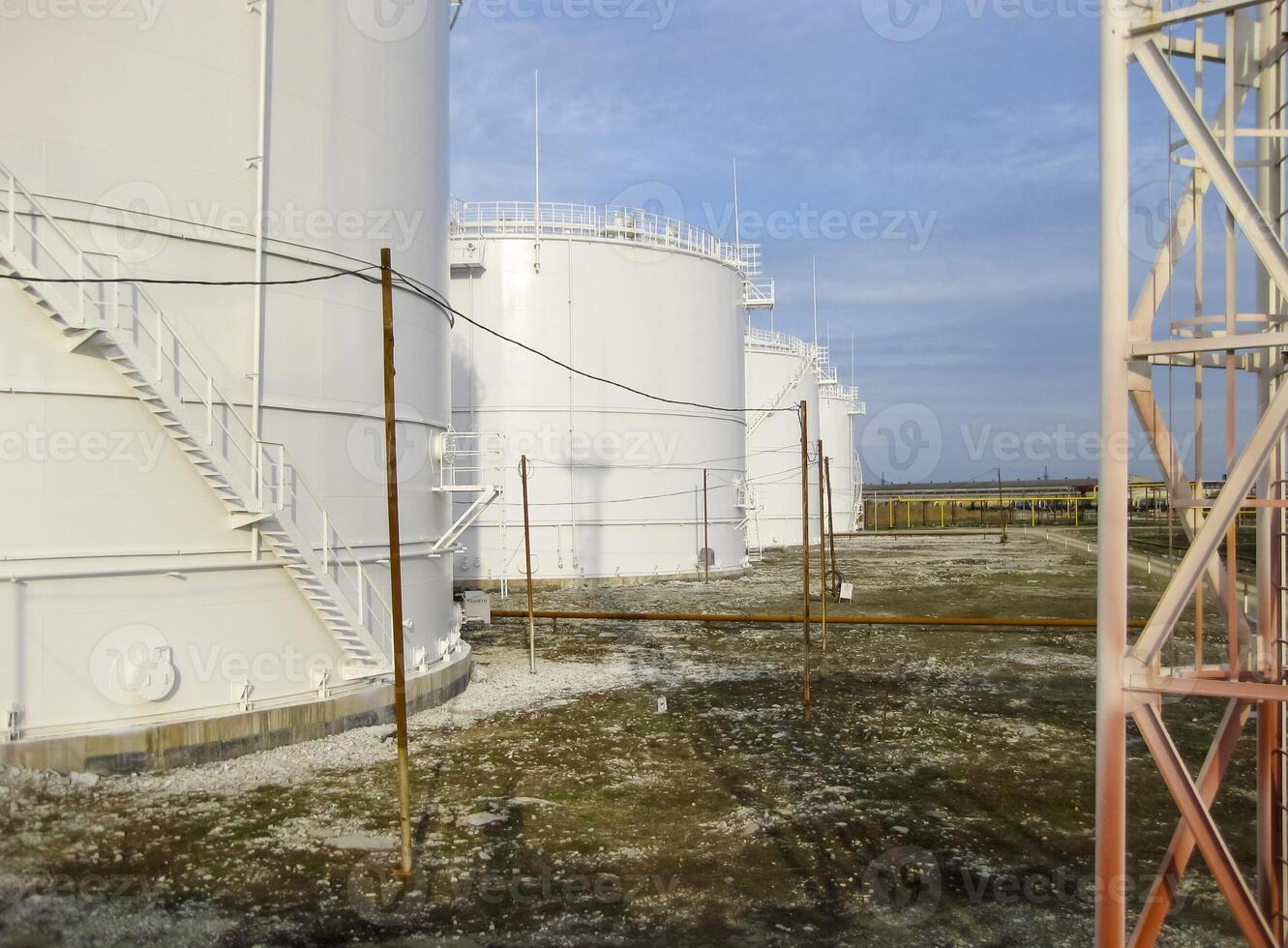 Storage tanks for petroleum products photo