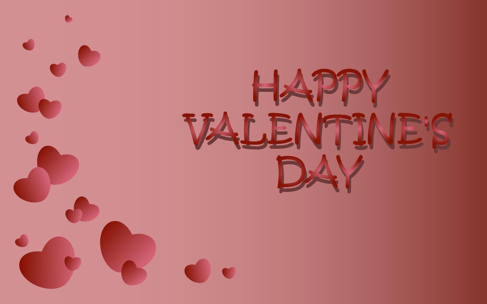 Holiday card with heart and sparkles. Valentine's Day. Greeting card for the holiday. vector