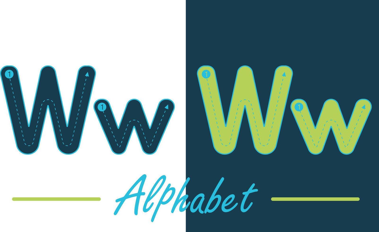 Alphabet typescript English letter vector design