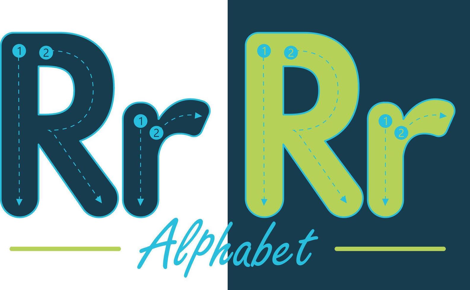 Alphabet typescript English letter vector design