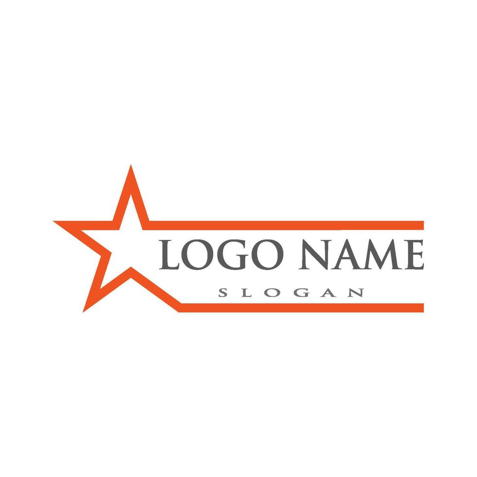 Star logo design vector