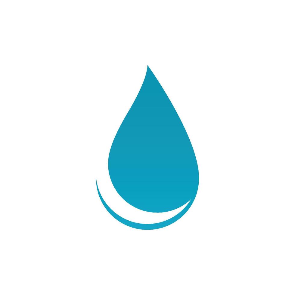 logotipo de gota de agua vector