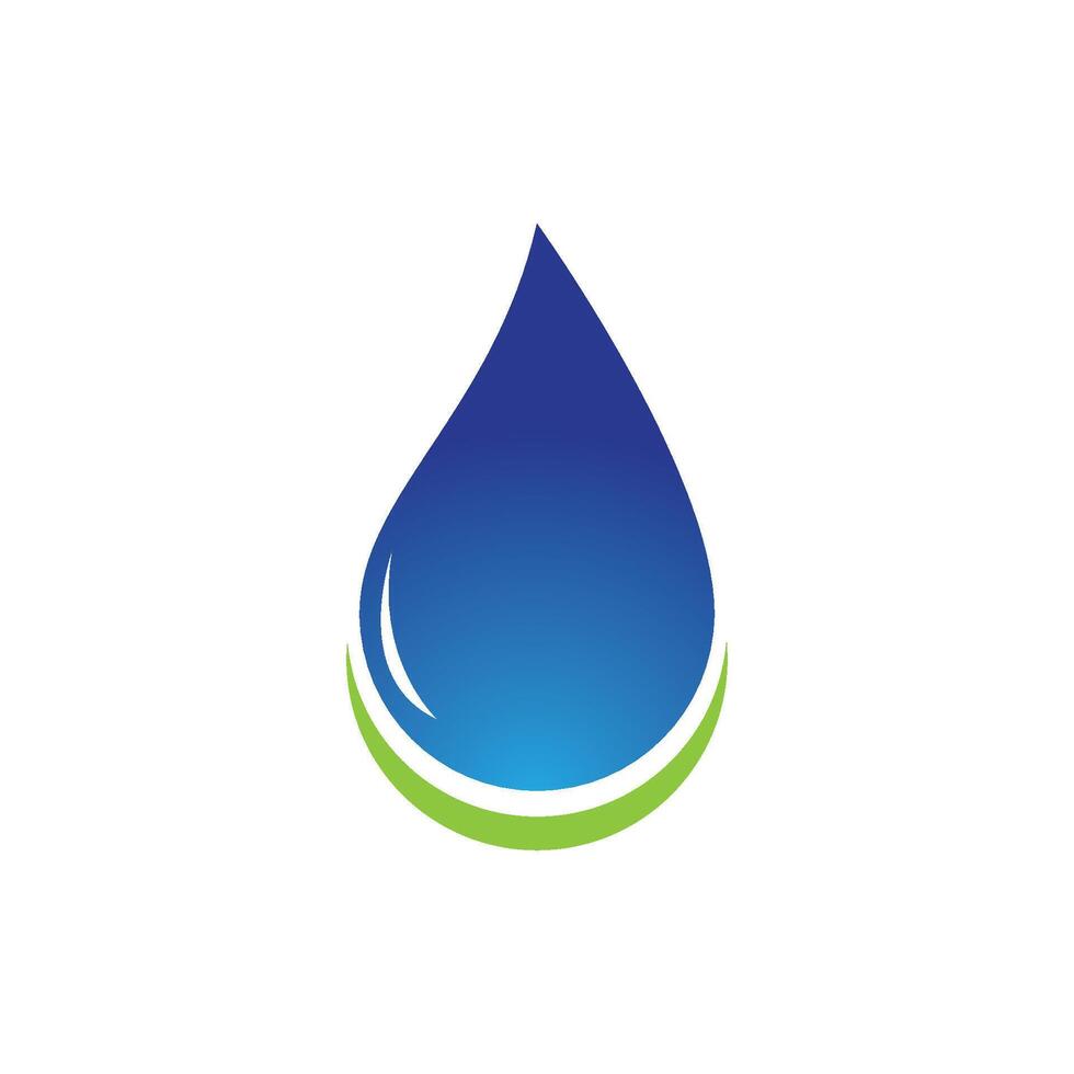 Water drop logo vector