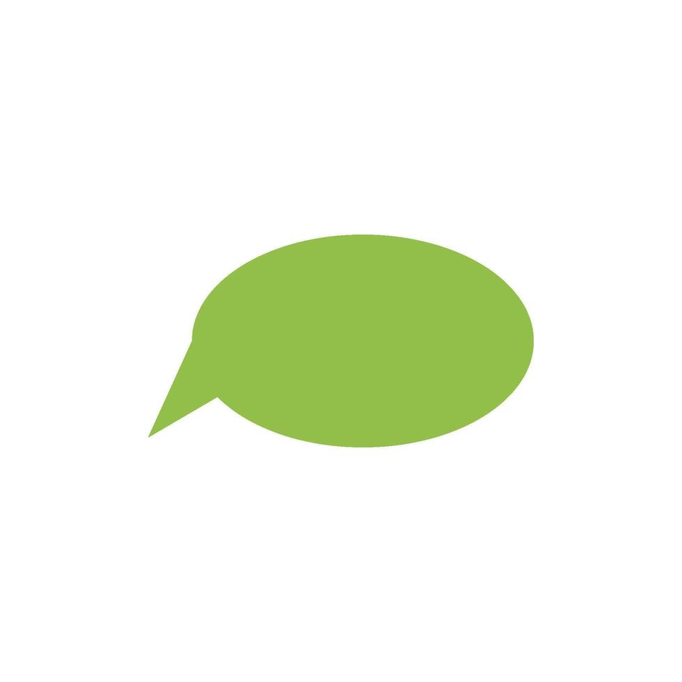 Speech bubble icon vector