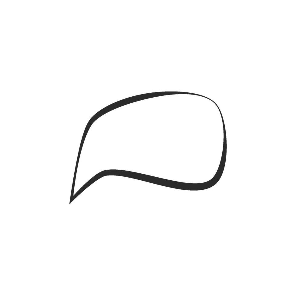 Speech bubble icon vector