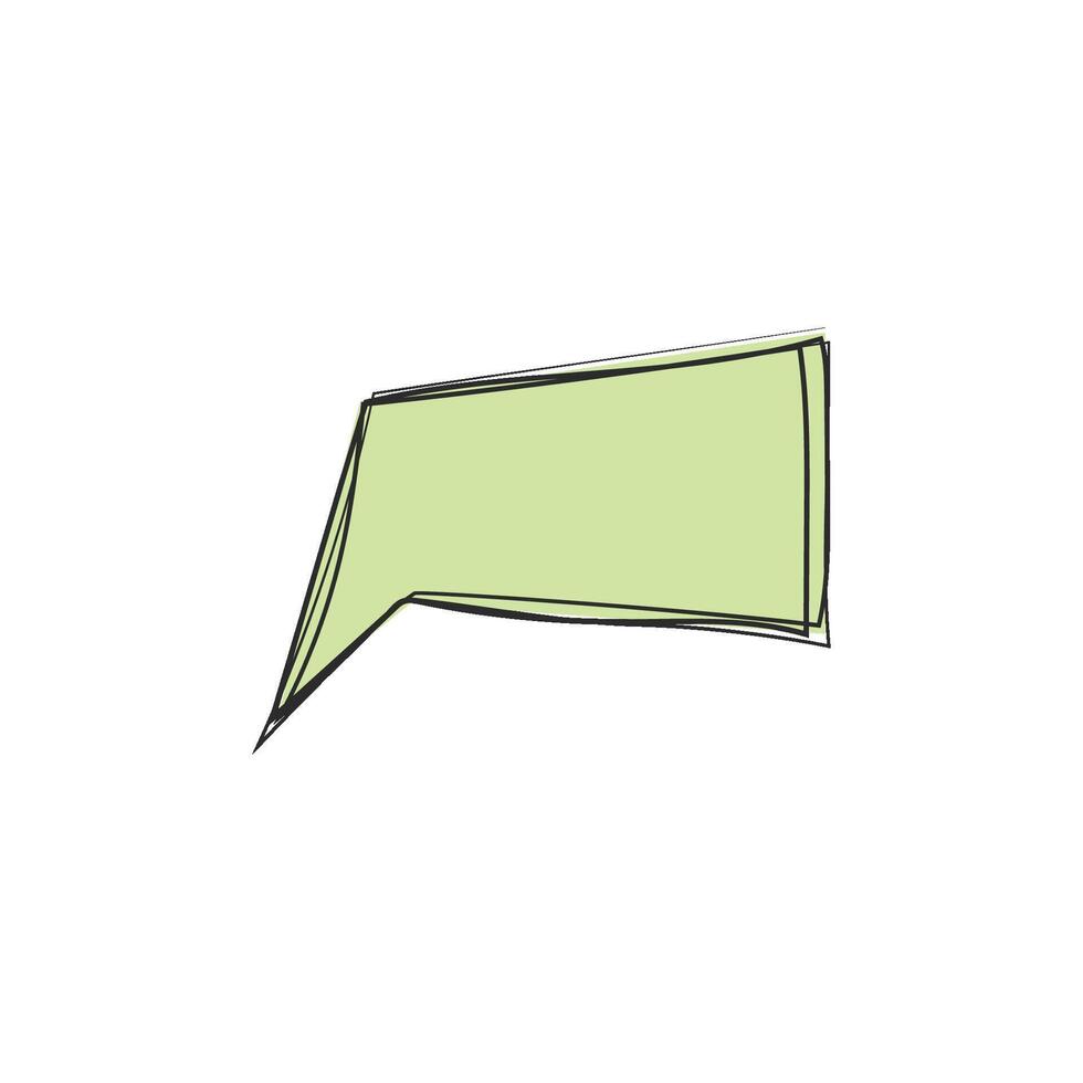Speech bubble icon vector