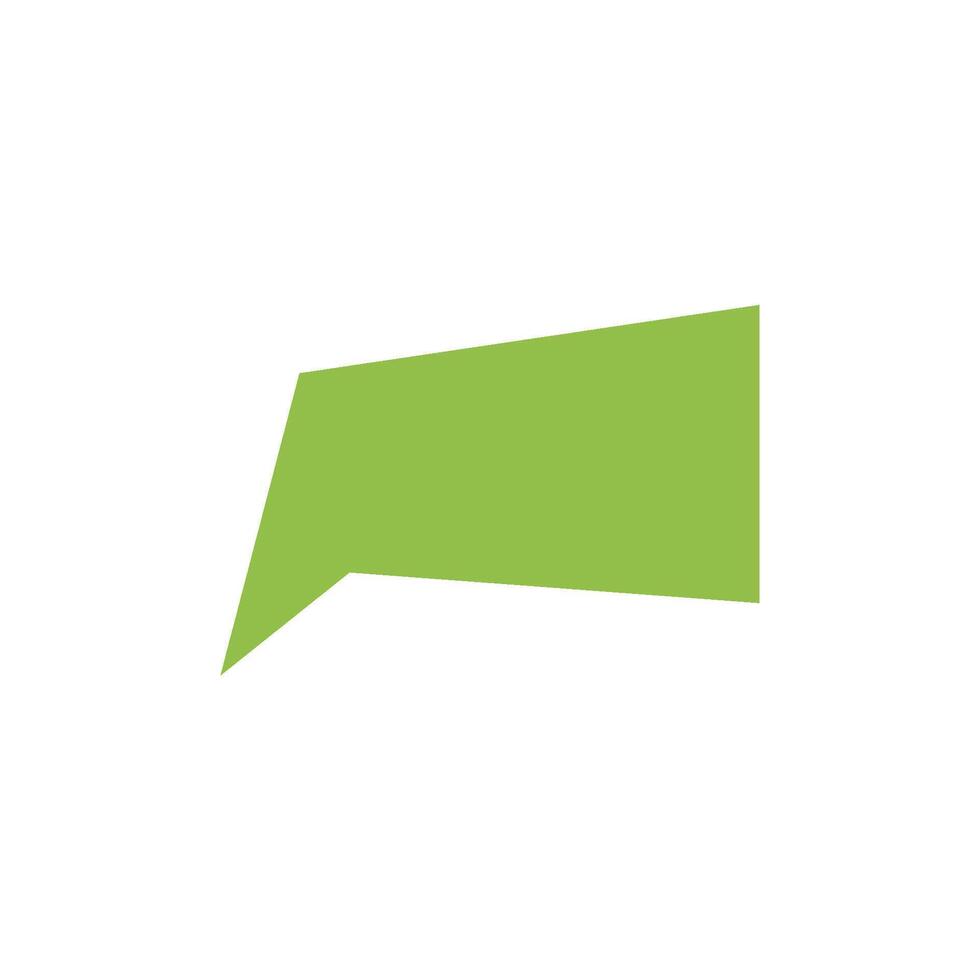 Speech bubble icon vector