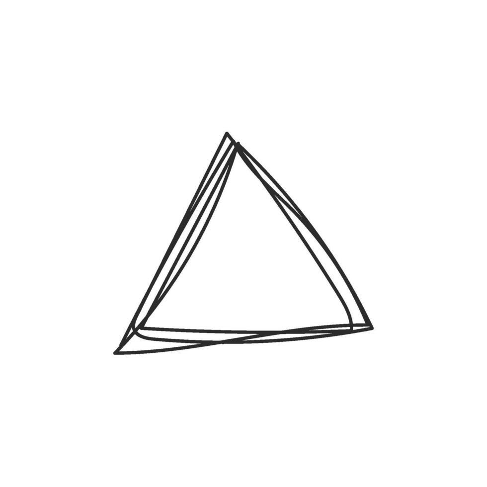 Scrible line art hand draw vector