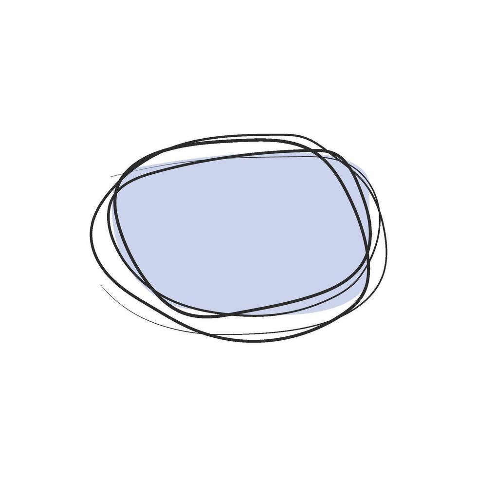 Scrible line art hand draw vector