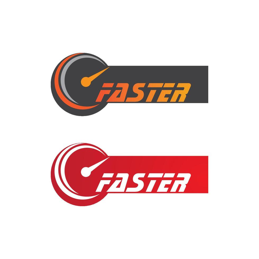 Speed top speed faster logo vector