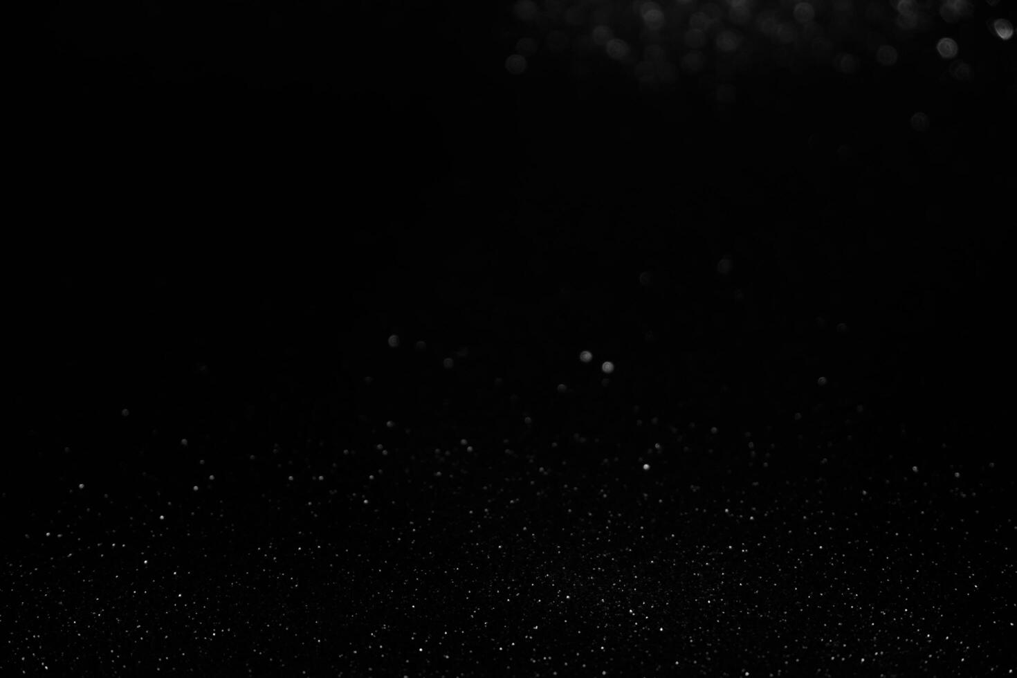 Blurred elegant black glitter background photo
