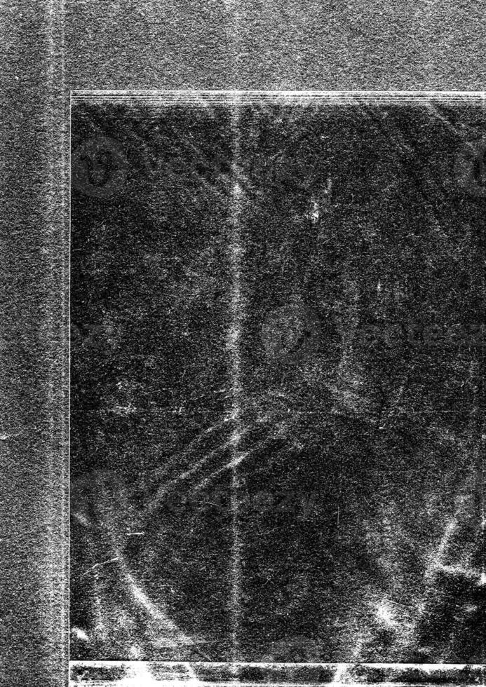 Realistic Paper Copy Scan Texture Photocopy. Grunge Rough Black Distressed Film Noise Grain Overlay Texture photo