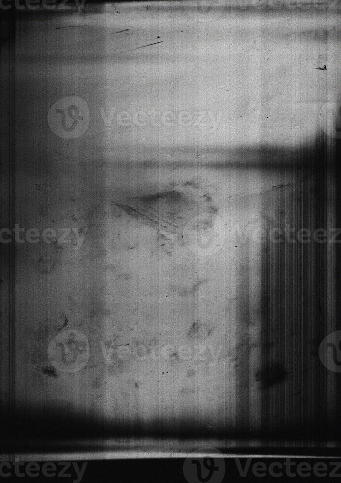 Realistic Paper Copy Scan Texture Photocopy. Grunge Rough Black Distressed Film Noise Grain Overlay Texture photo