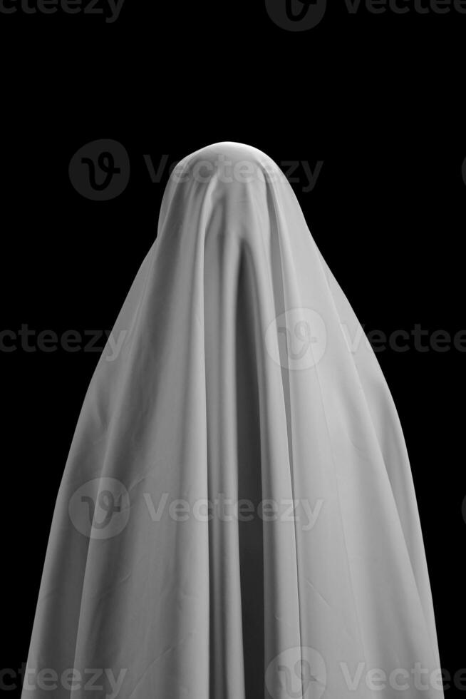 Scary cloth ghost photos, theme of darkness and death photo