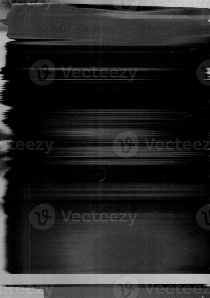 Realistic Paper Copy Scan Texture Photocopy. Grunge Rough Black Distressed Film Noise Grain Overlay Texture photo