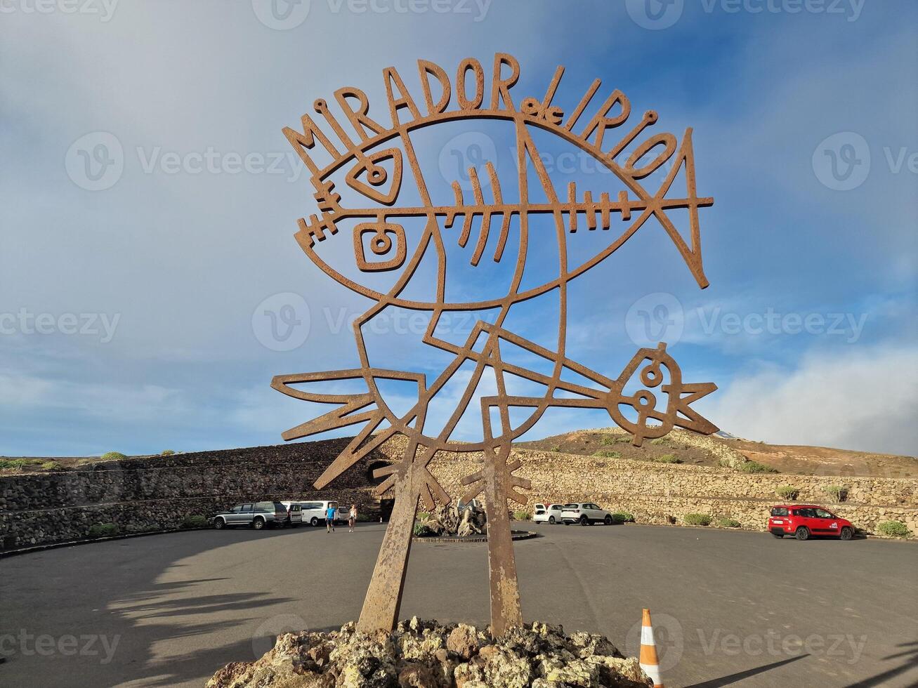 Mirador del Rio, Lanzarote's iconic viewpoint, offers a breathtaking panorama of the Atlantic and neighboring islands. photo