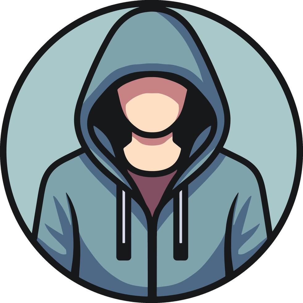 Hoodie man vector illustration