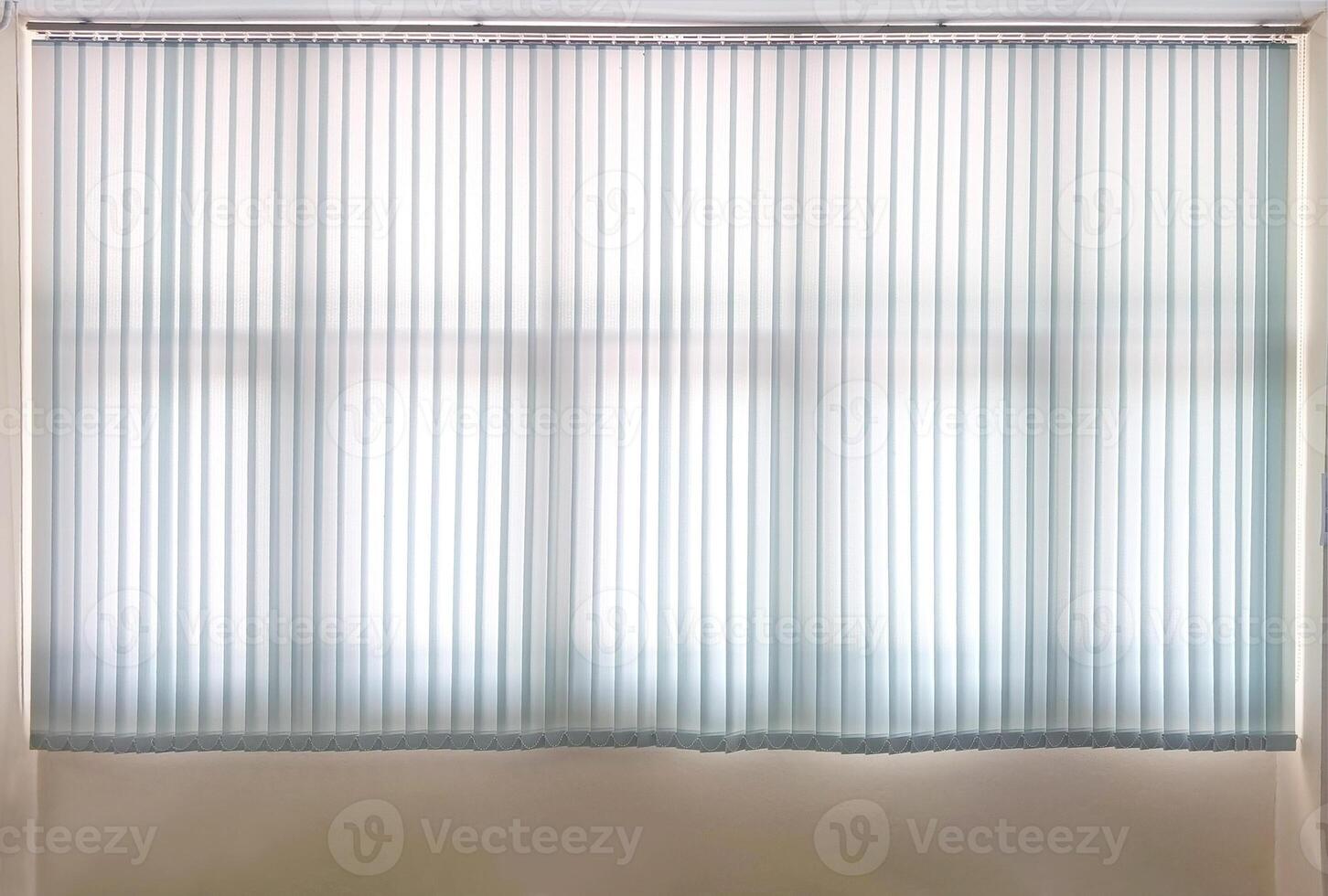 Office window curtains block sunlight photo