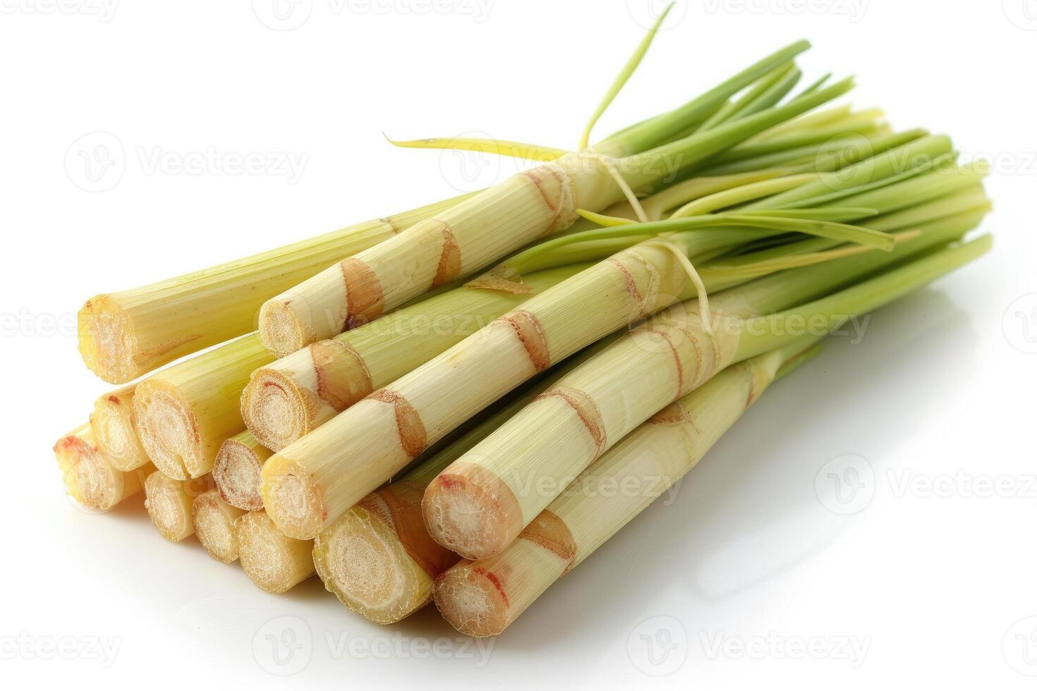 AI generated lemongrass isolated kitchen table professional advertising food photography photo