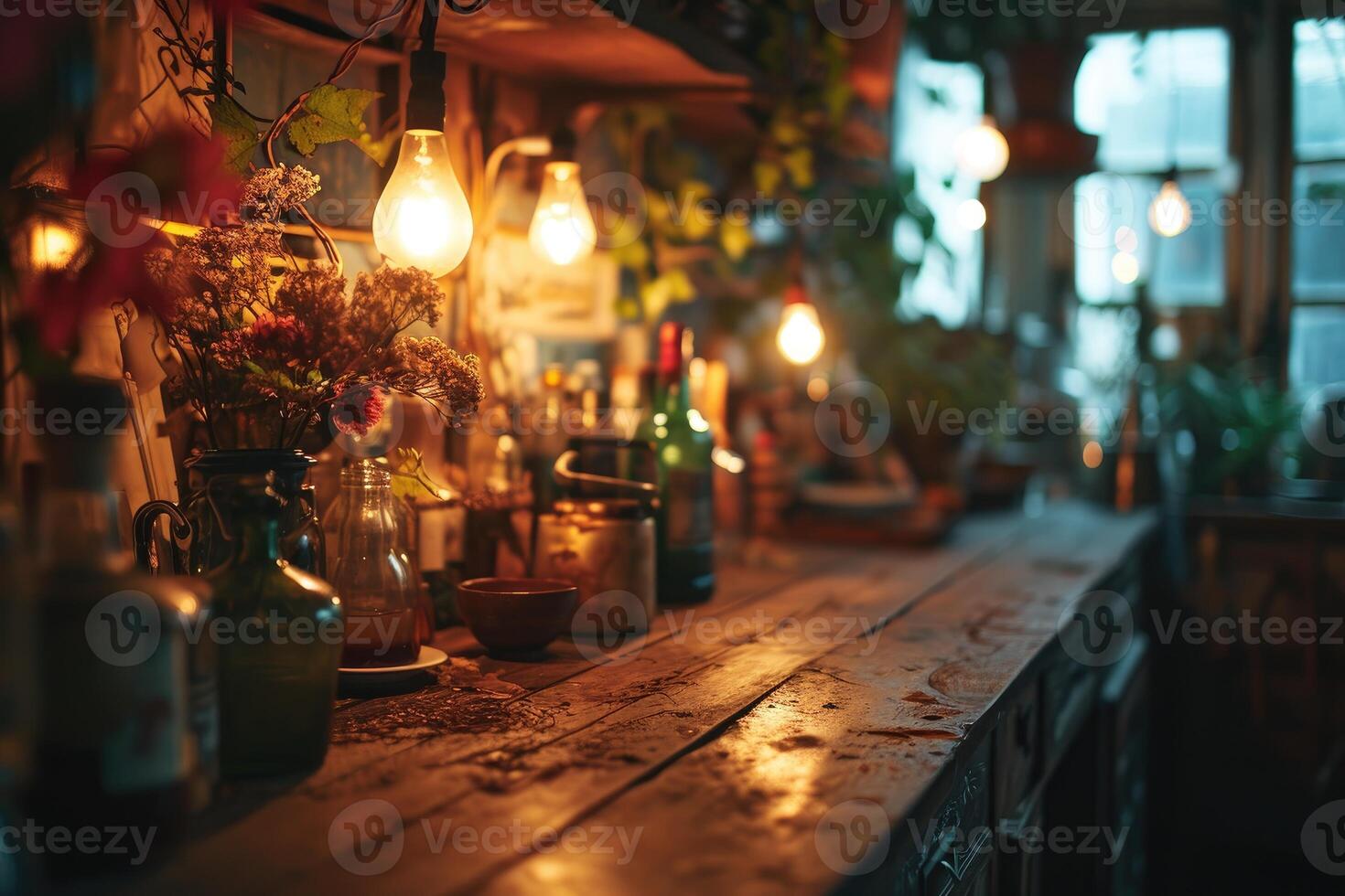 AI generated daily activity in the kitchen professional advertising food photography photo