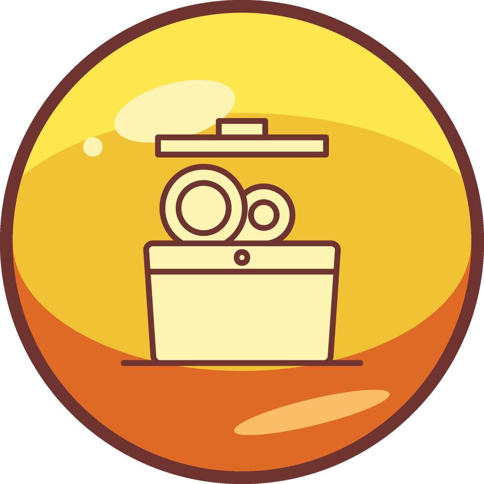 Dish Washer Vector Icon